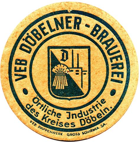 d�beln fg-sn d�belner brauerei rund 1a (215-veb-blau)
